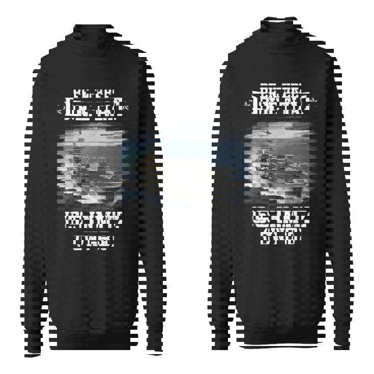Cvn68 Uss Nimitz Navy Ships Sweatshirt