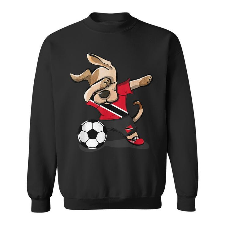 Dabbing Dog Trinidad And Tobago Soccer Jersey Football Lover Sweatshirt