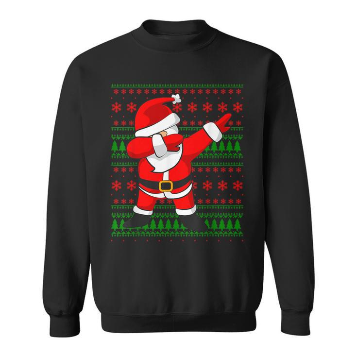 Dabbing Santa Claus Ugly Sweater Christmas Sweatshirt