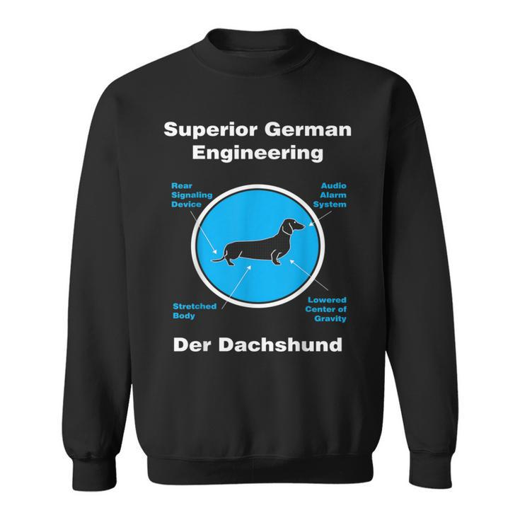 Dachshund Superior German Engineering Sweatshirt