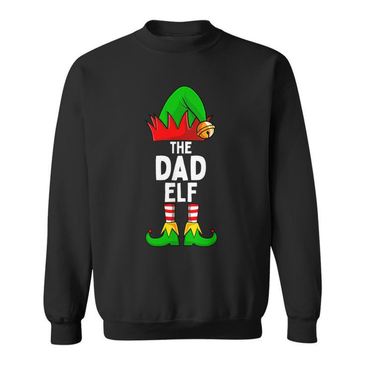 Dad Elf Matching Family Christmas Sweatshirt