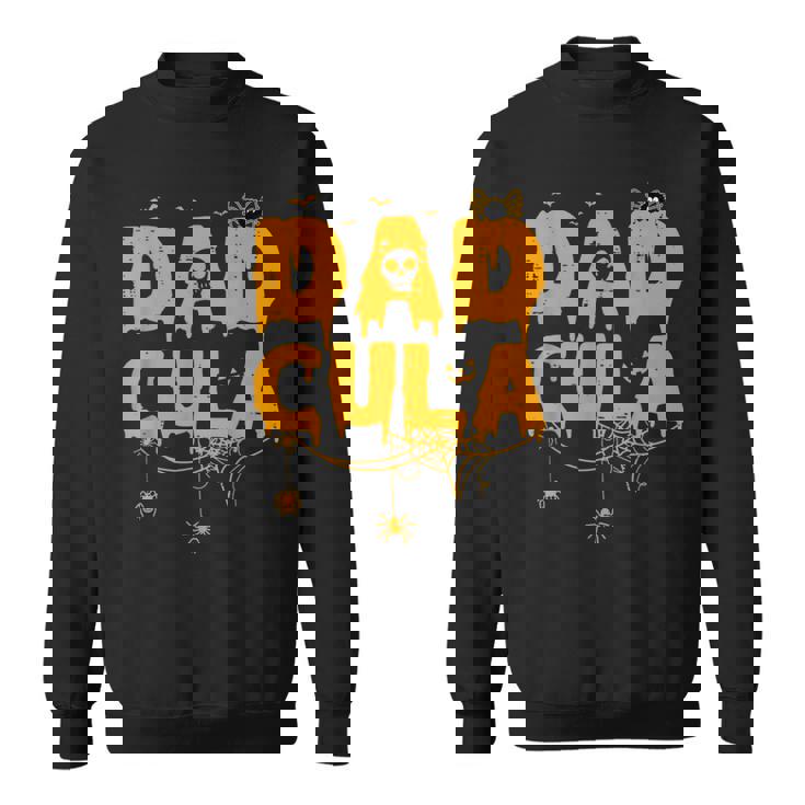 Dadcula Daddy Matching Family Halloween Costume Dad Sweatshirt
