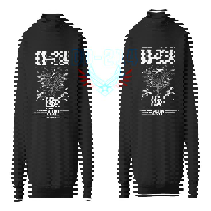 Dd-214 Us Air Force Alumni Us Flag Usaf Proud Air Force Sweatshirt