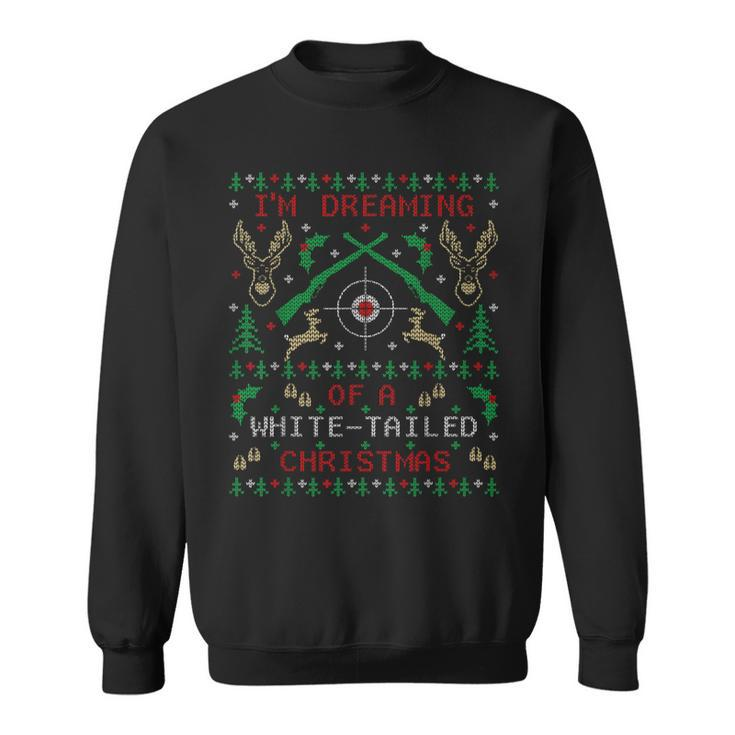 Deer Hunting Ugly Christmas Sweater Party Sweatshirt