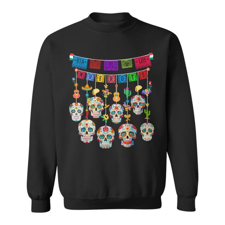 Dia De Los Muertos Day Of The Dead Hanging Skulls Sweatshirt