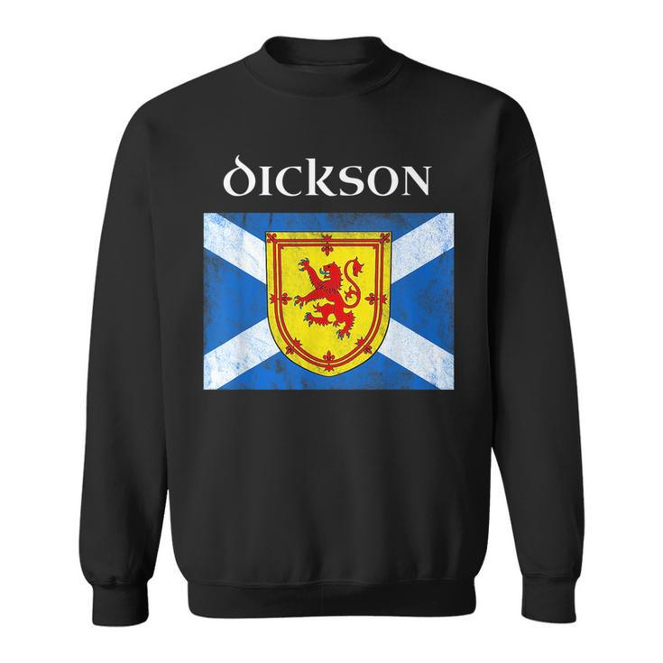 Dickson Scottish Clan Name Gift Scotland Flag Festival Sweatshirt