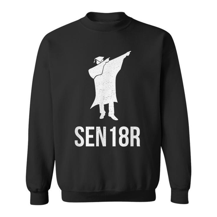 Distressed Senior 2018 Class Of 2018 Sweatshirt