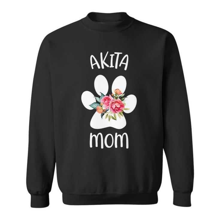Dog Akita Mom For Women Wife Girlfriend Or Kids Sweatshirt