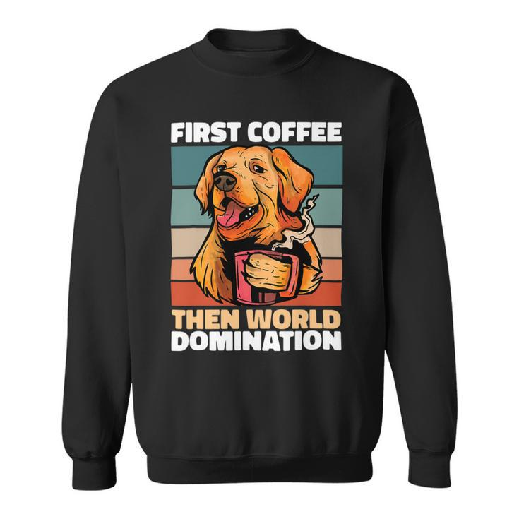 Dog Breed Coffee Golden Retriever Sweatshirt