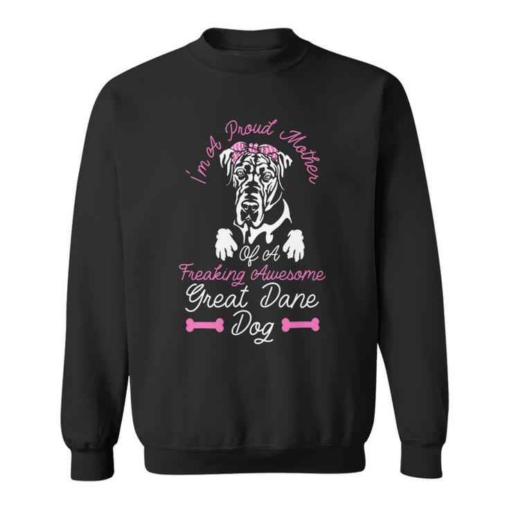 Dog Breed Mom Dog Owner Great Dane Mom Sweatshirt