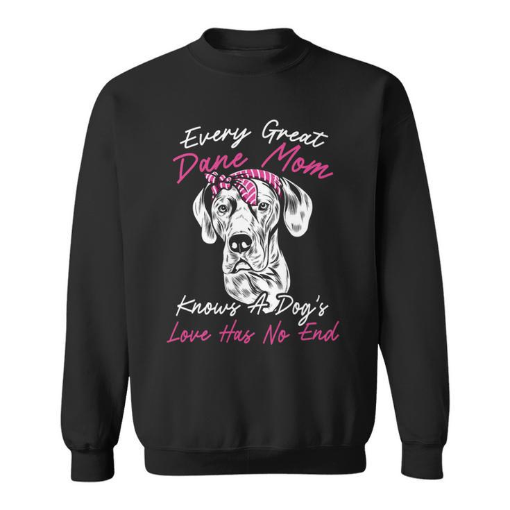 Dog Breeder Loves Dog Great Dane Mom Sweatshirt