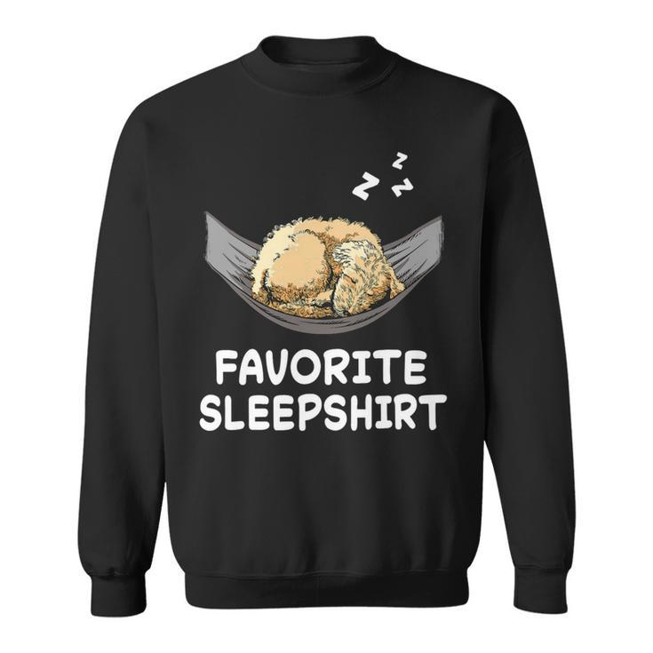 Dog Goldendoodle Dogs Nap Sleeping Sleep Pajama Nightgown Sweatshirt