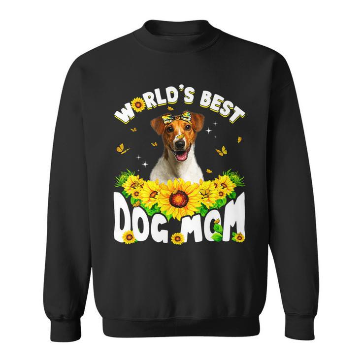 Dog Jack Russell Worlds Best Jack Russell Terrier Dog Mom Funny Mothers Day Sweatshirt