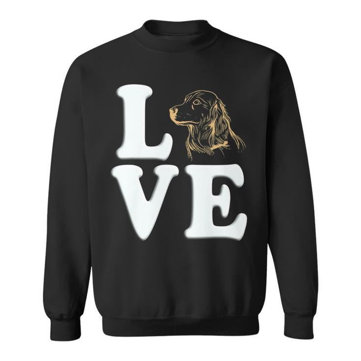 Dog Love Design Golden Retriever For Men And Women Sweatshirt