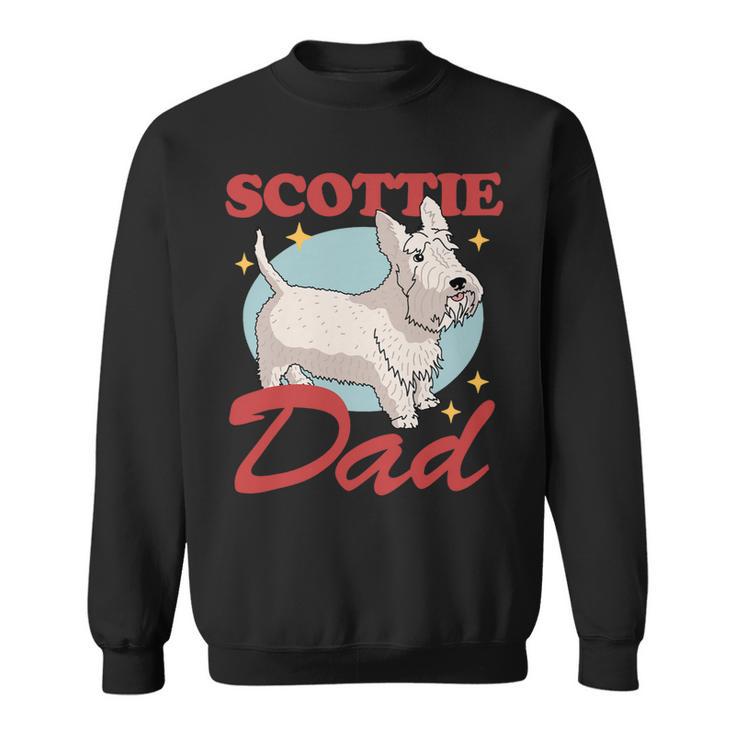 Dog Scottish Terrier Mens Scottie Dad Dog Owner Scottish Terrier 3 Sweatshirt