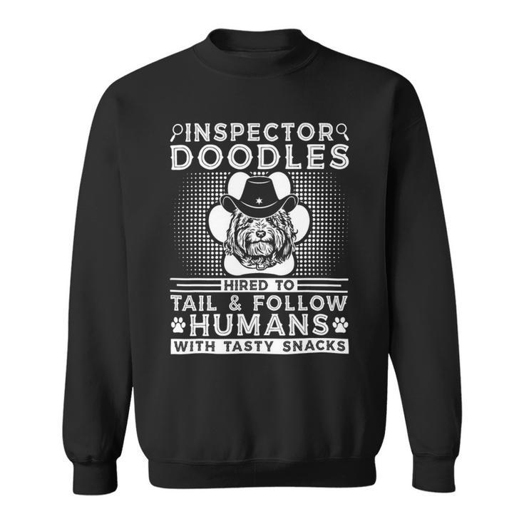 Dog Walker Inspector Sheriff Dog Trainer Goldendoodle Sweatshirt