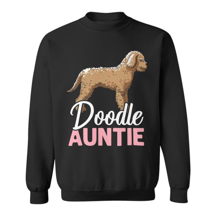Doodle Auntie Goldendoodle Dog Lover Puppy Paw Love Sweatshirt