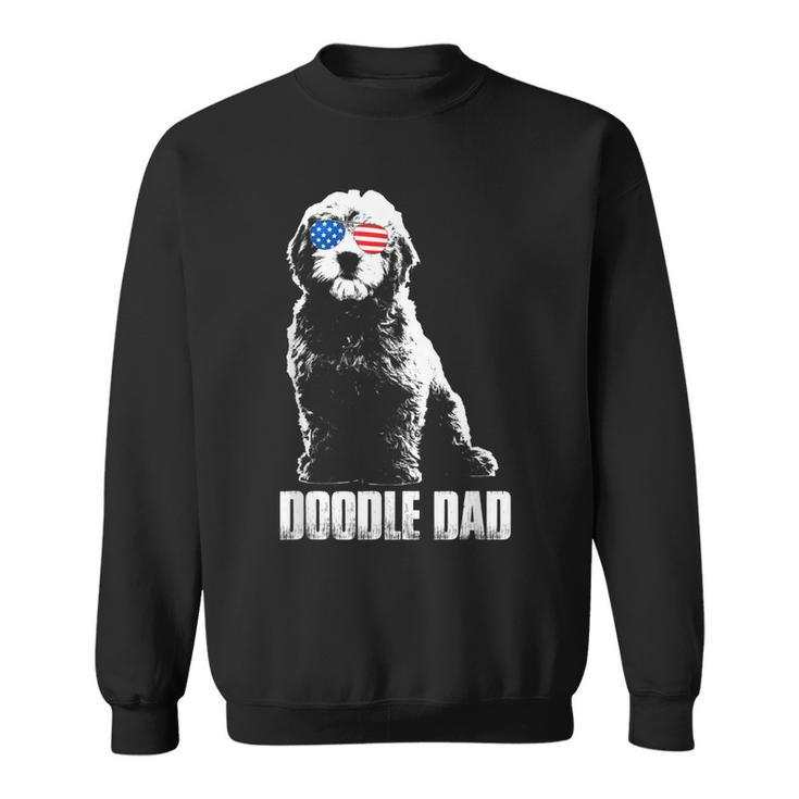 Doodle Dad Mens Goldendoodle Vintage  Gift For Mens Sweatshirt