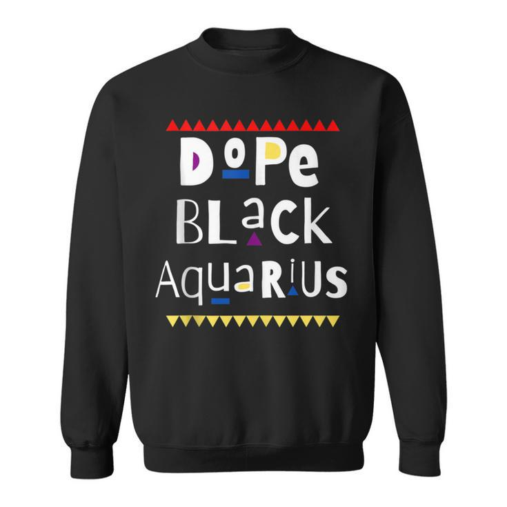Dope Black Aquarius Sweatshirt