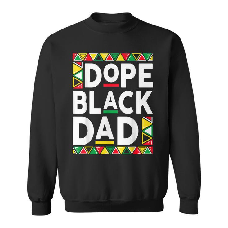 Dope Black Dad Junenth African Fathers  Sweatshirt