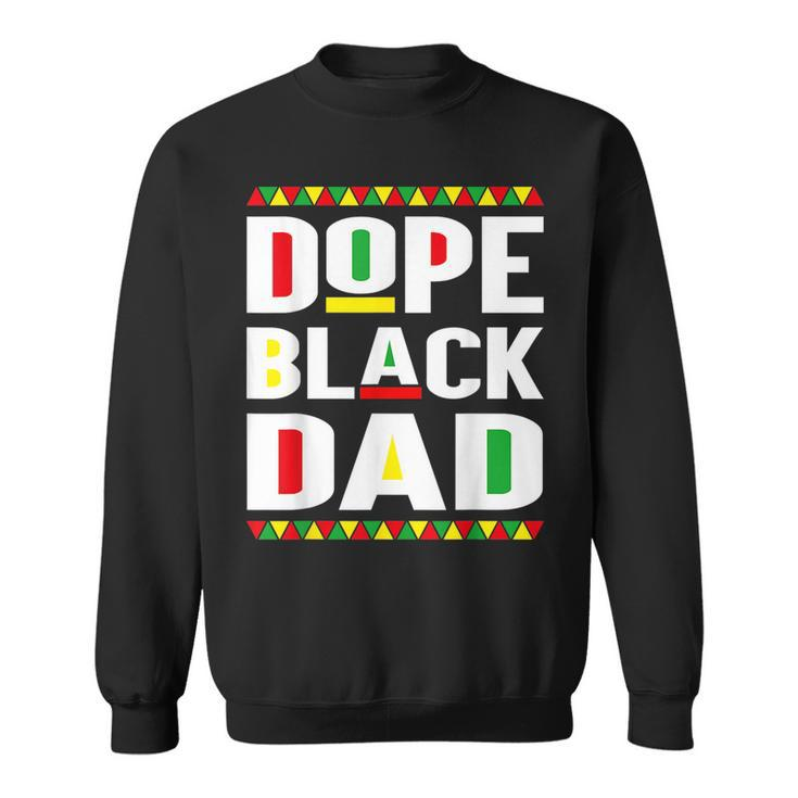 Dope Black Dad Junenth African Men Fathers Day  Sweatshirt