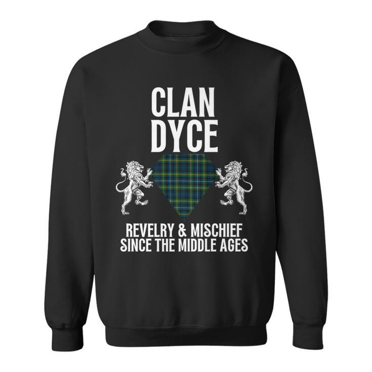 Dyce Clan Scottish Name Coat Of Arms Tartan Family Party Sweatshirt