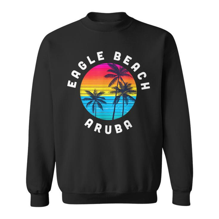 Eagle Beach Aruba Vacation Souvenir Sunset Beach  Sweatshirt