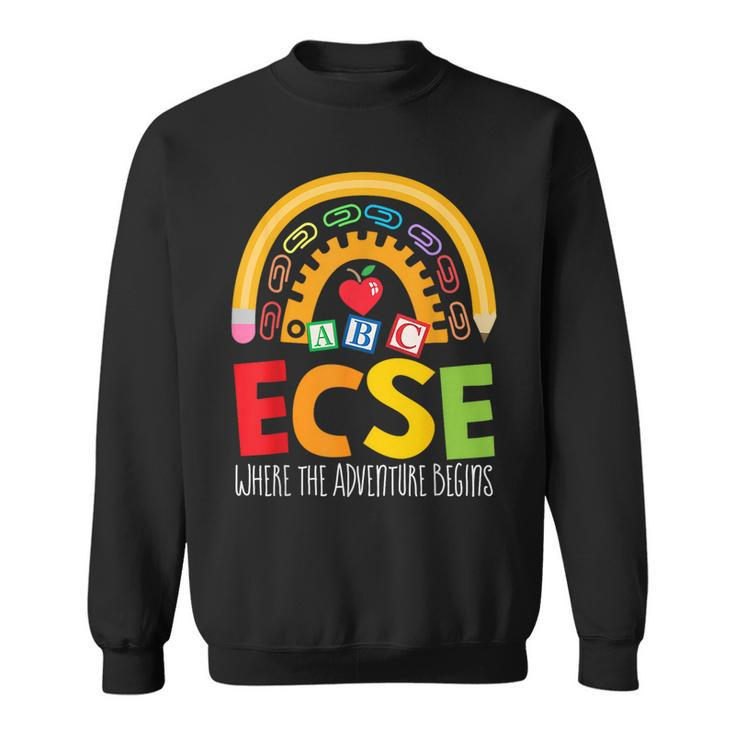 Early Childhood Special Education Sped Ecse Crew Squad  Sweatshirt