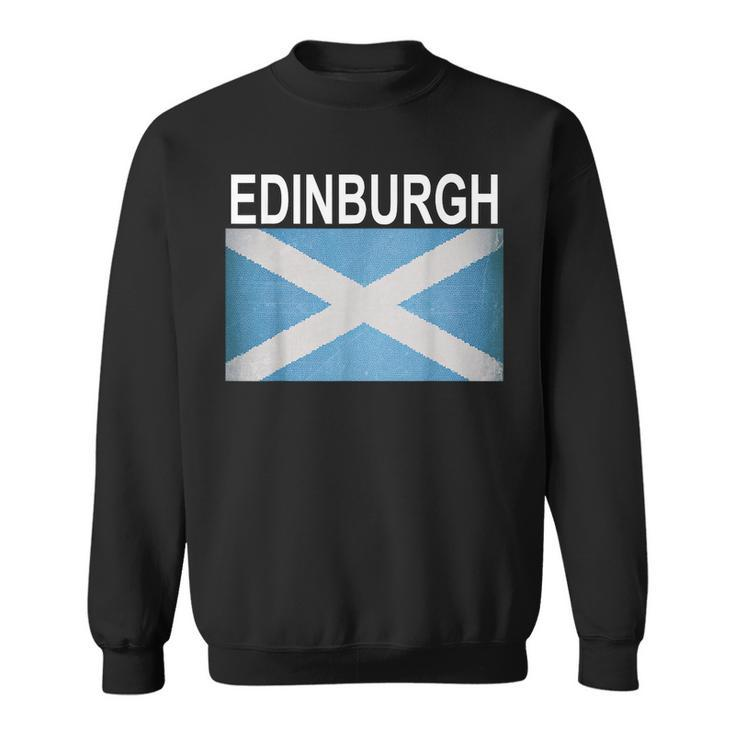 Edinburg Scotland Flag Artistic City Sweatshirt