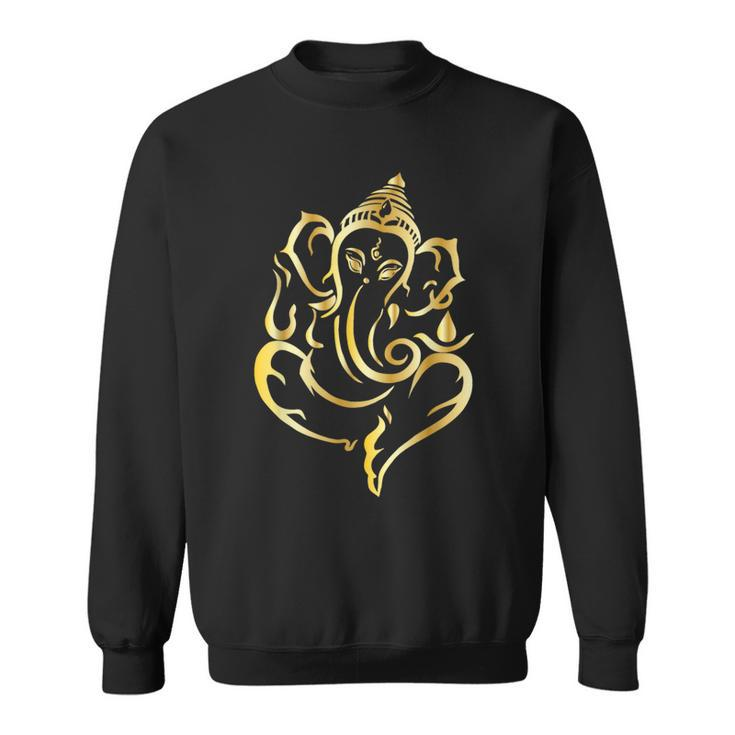 Elegant Lord Ganesha Hindu Indian God Spiritual Elephant Sweatshirt