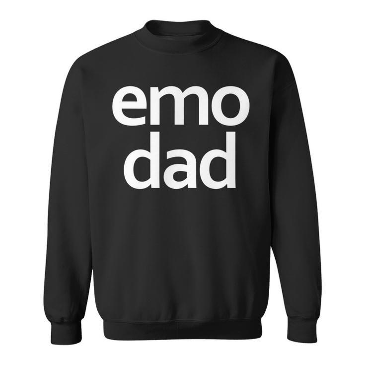Emo Pride Dad Retro Goth Fathers Day Summer  Sweatshirt