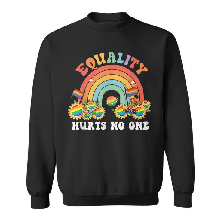 Equality Hurts No One Lgbt Pride T  Gay Pride T   Sweatshirt
