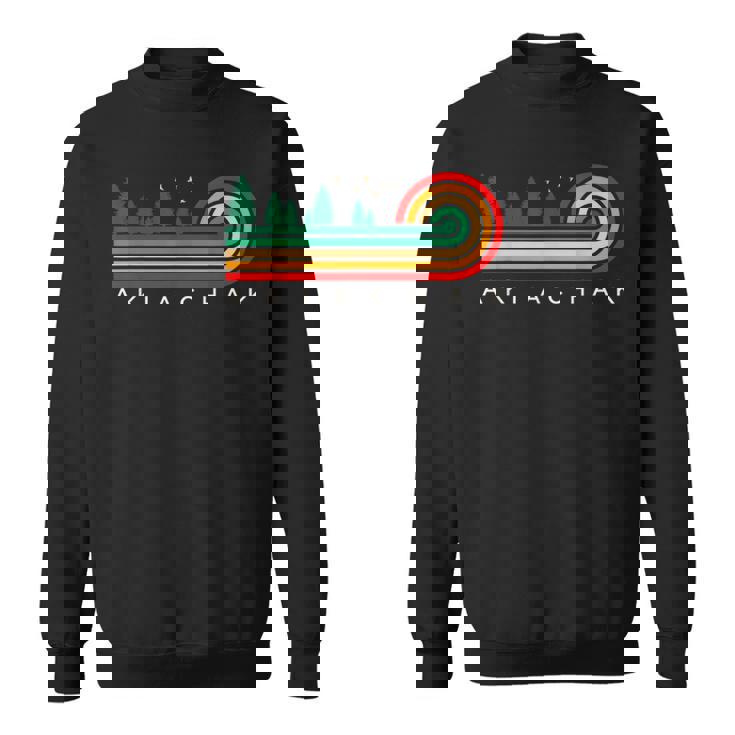 Evergreen Vintage Stripes Akiachak Alaska Sweatshirt