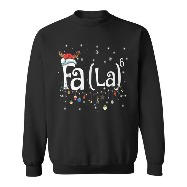Fa La8 Christmas Santa Fa La Math Sweatshirt