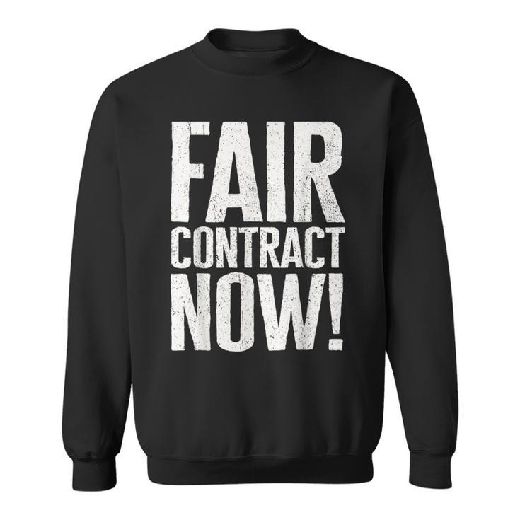 Fair Contract Now Writers Guild Of America Wga Strike Sweatshirt