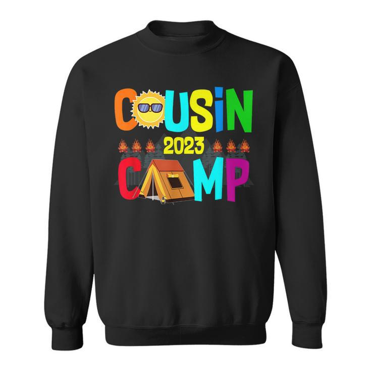 Family Camping Summer Vacation Crew Cousin Camp 2023  Sweatshirt