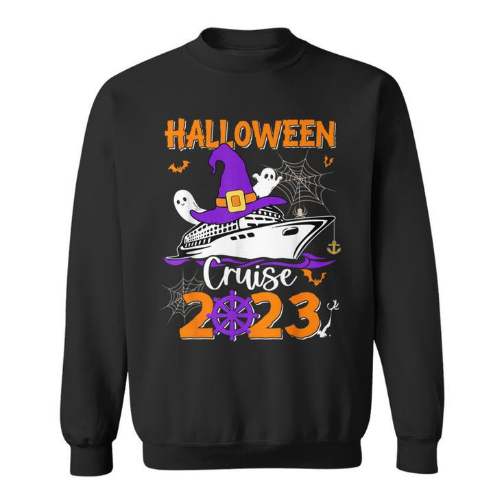 Family Halloween Cruise 2023 Witches Ghost Trip Matching Sweatshirt