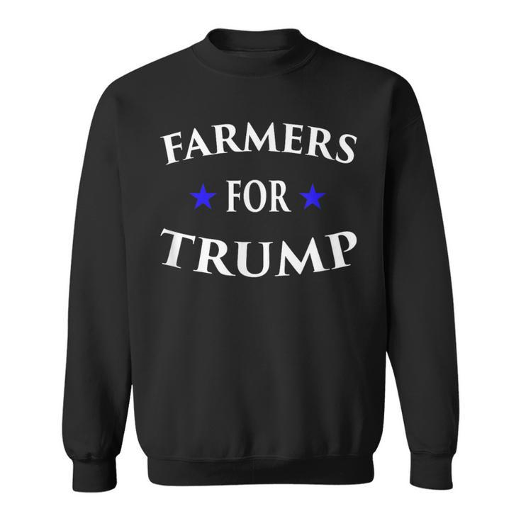 Farmers For Trump Farm Ranch Tractor Heartland Country Sweatshirt