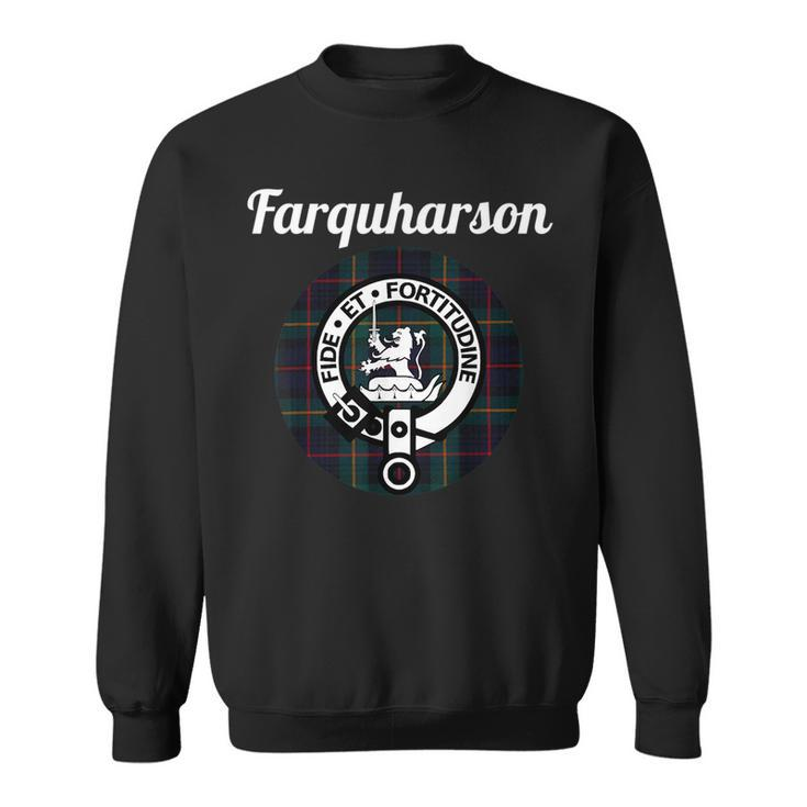 Farquharson Clan Scottish Name Coat Of Arms Tartan Sweatshirt