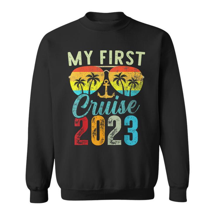 My First Cruise 2023 Vacation Ship Family Travel Squad Sweatshirt