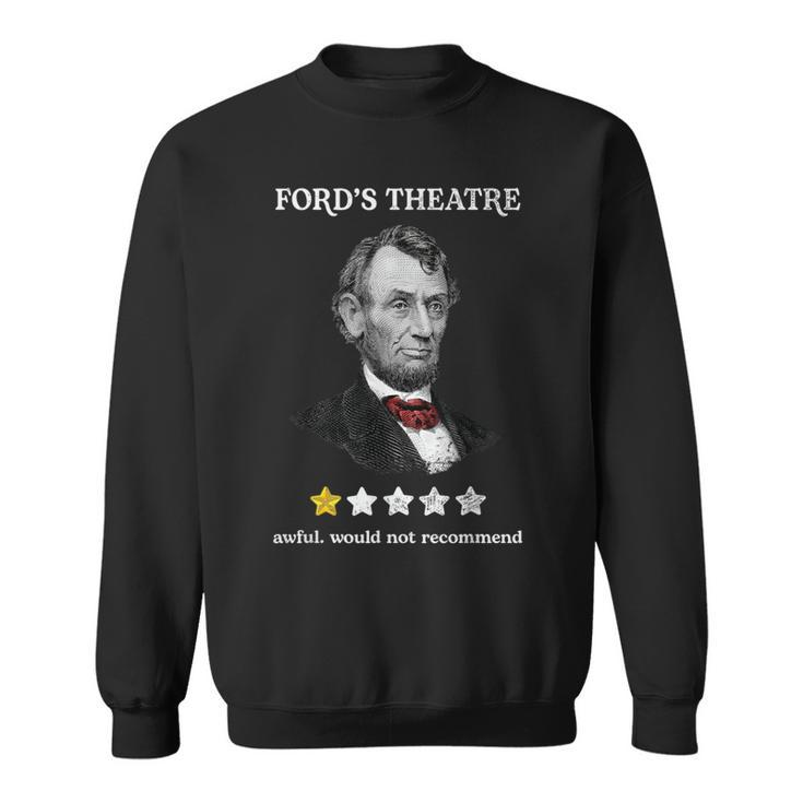 Ford's Theater Presidential History Abe Lincoln Sweatshirt