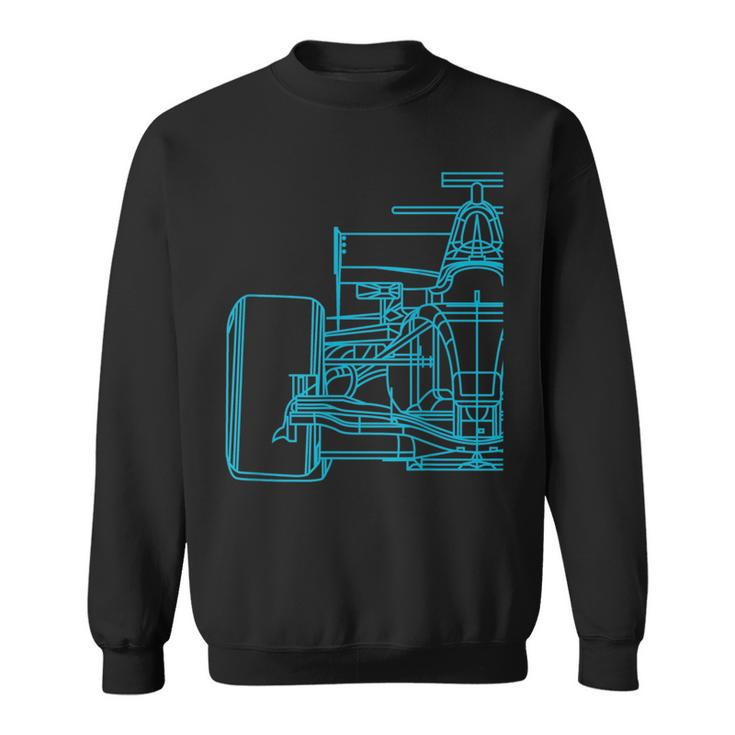 Formula Racecar Schematic Race Car Driver Formula Racing Driver Funny Gifts Sweatshirt