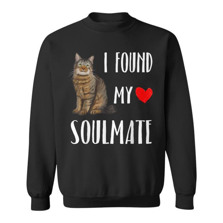 I Found My Soulmate Pixiebob Cat Lover Best Friend Sweatshirt