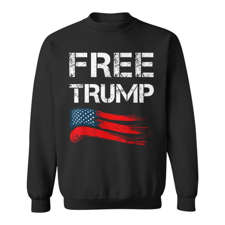 Free Trump I Stand With Trump Donald Trump 2024 Sweatshirt