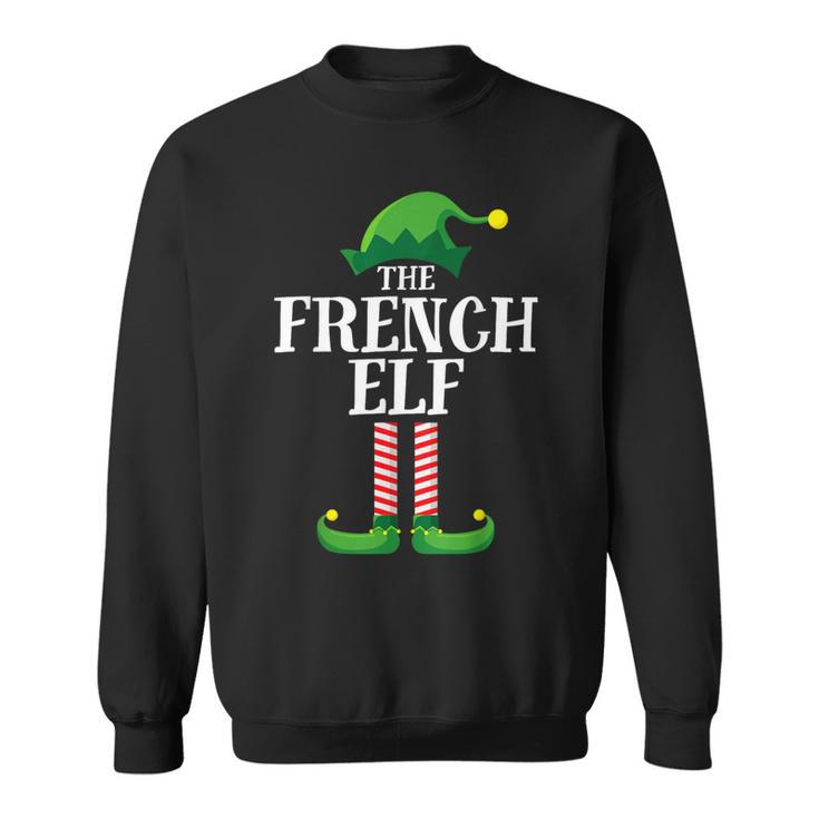 French Elf Matching Family Group Christmas Party Sweatshirt
