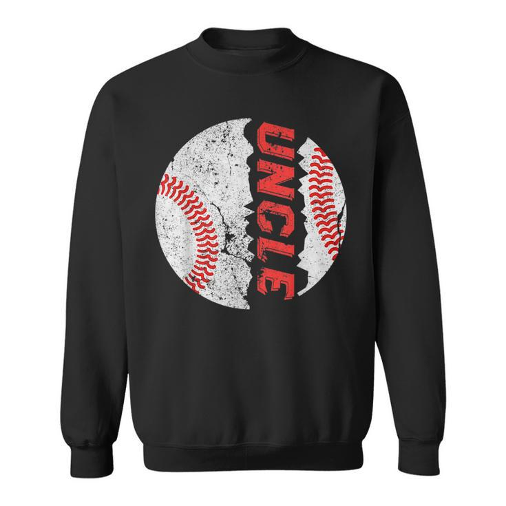 Funny Ball Uncle Softball Baseball Bday Graphic Fathers Day  Sweatshirt