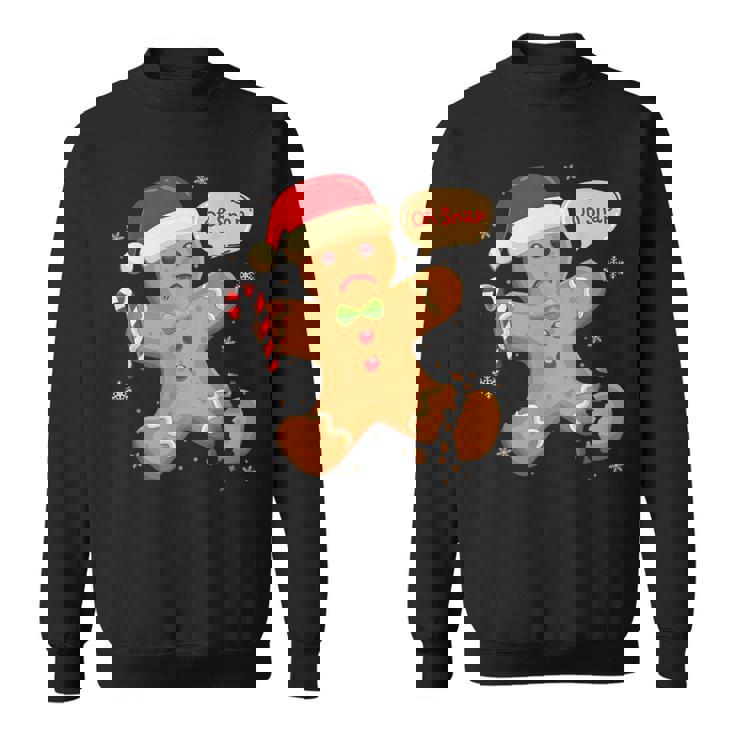 Oh Snap Ginger Bread Man Jumper Gingerbread Man Cookie Ugly