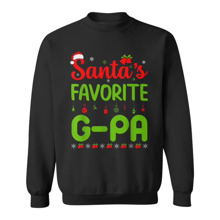 Christmas Santa's Favorite G-Pa Cute Merry Xmas Party Sweatshirt