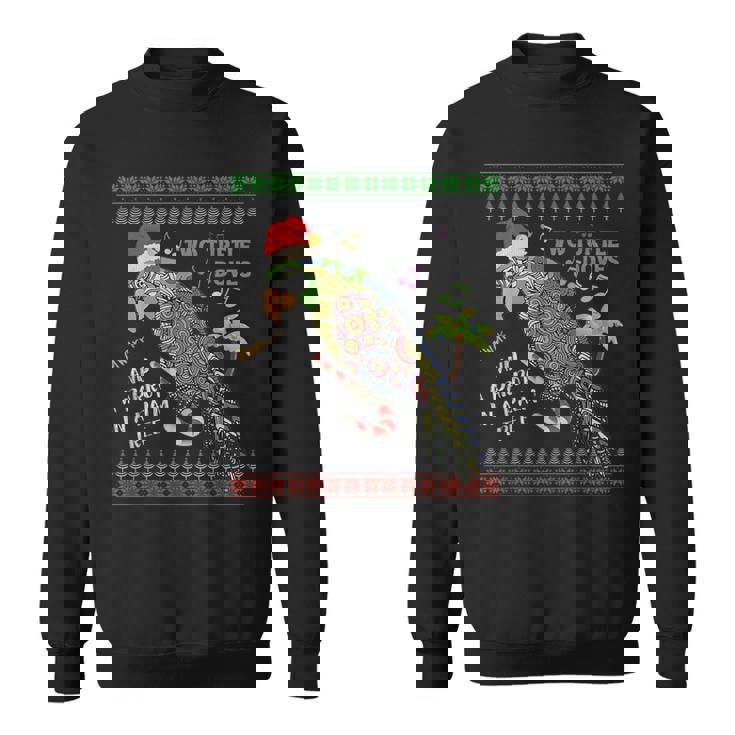 Christmas Tropical Parrot Ugly Christmas Sweater Sweatshirt