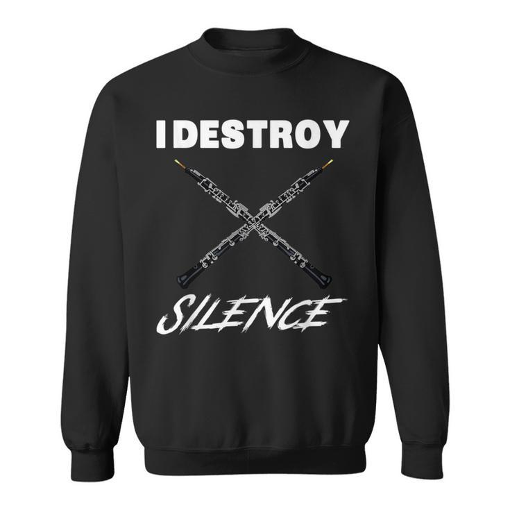 Cor Anglais I Destroy Silence New Year Sweatshirt